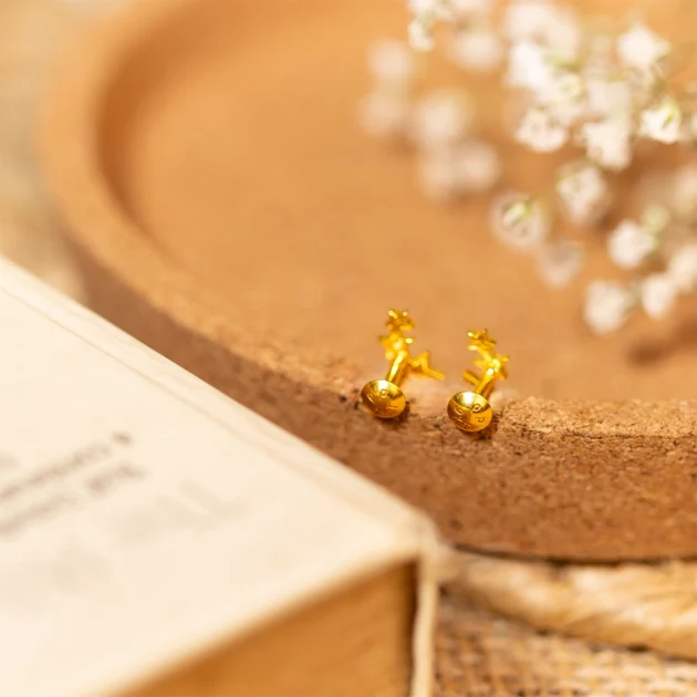 Starry Trio Elegant Studs - Image 3