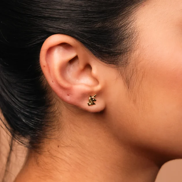 Tiny Unicorn Baby Studs - Image 4