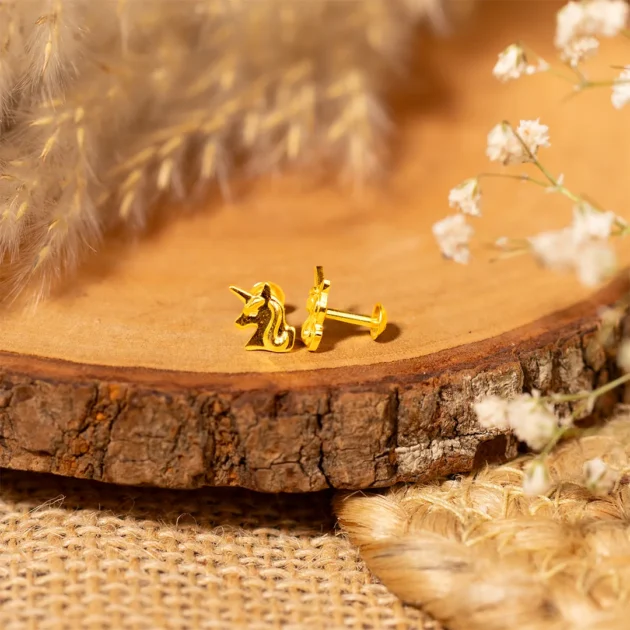 Tiny Unicorn Baby Studs - Image 2